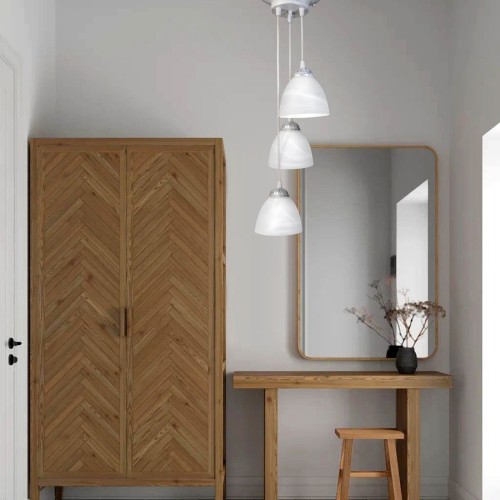 Люстра потолочная 3 плафона стекло Е27 S2610-3