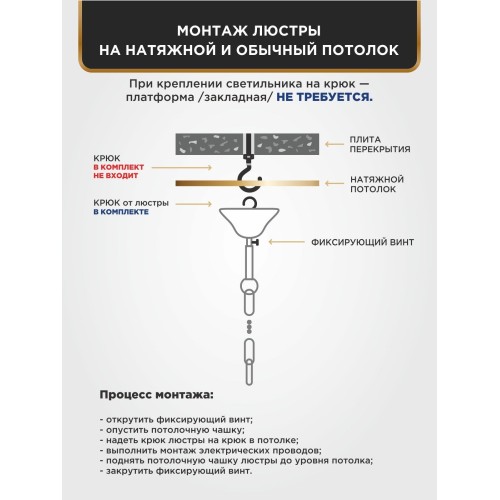 Люстра подвесная 5 ламп хрусталь Аврора S1155-5