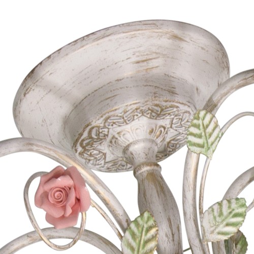 Люстра потолочная с цветами 5 плафонов S2235-5