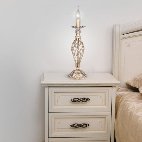 Настольная лампа дизайнерская большая с хрусталем S5092-1