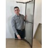 Козырёк над входной дверью S4025 Черный