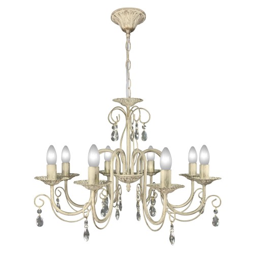 Люстра с хрусталем подвесная 8 ламп S1253-8