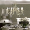 Люстра с хрусталем подвесная 8 ламп S1253-8