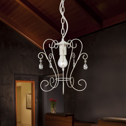 Люстра подвесная на кухню над столом с хрусталем S1146-1