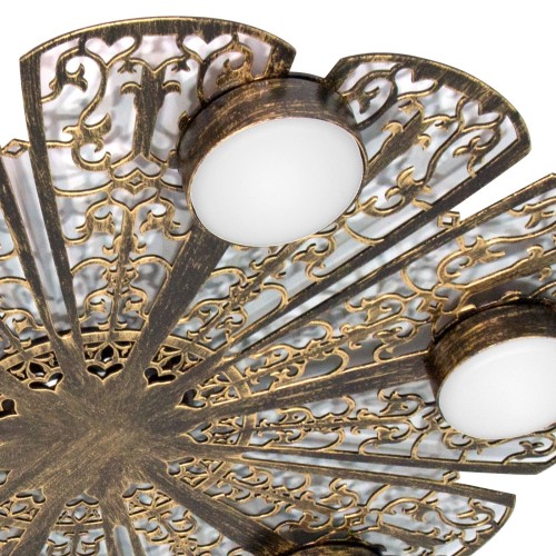 Люстра светодиодная потолочная LED плоская круглая S2378-6