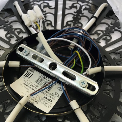 Люстра светодиодная потолочная LED плоская круглая S2378-6