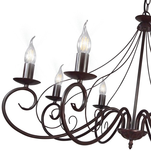 Люстра подвесная большая в зал S1256-8