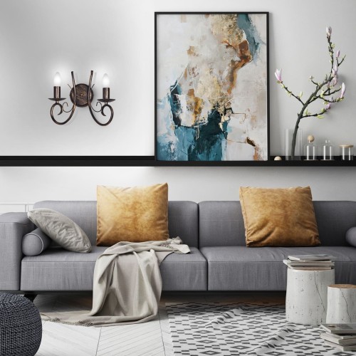 Бра 2 лампы интерьерная в классическом стиле S1236-2